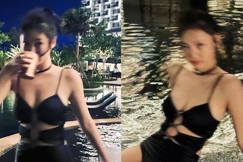 Nữ ca sĩ Trung Quốc mặc gợi cảm, ăn nem cuốn, phở bò ở Hội An