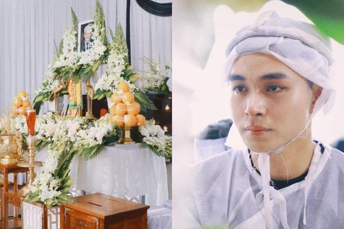 Jun Phạm cúng thất đầu tiên cho bố, tiết lộ mục đích sử dụng số tiền phúng điếu