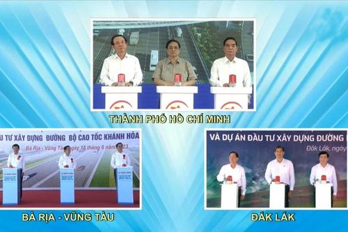 Khởi công 3 dự án trọng điểm phía Nam: Động lực phát triển khu vực miền Trung, Tây Nguyên và các tỉnh vùng Đông - Tây Nam bộ