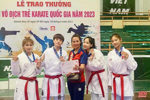 Karate Thanh Hóa giành 21 huy chương tại Giải Vô địch trẻ 2023