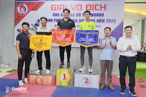 H. Nhơn Trạch xếp hạng nhất toàn đoàn Giải vô địch các CLB taekwondo TP.Biên Hòa mở rộng năm 2023