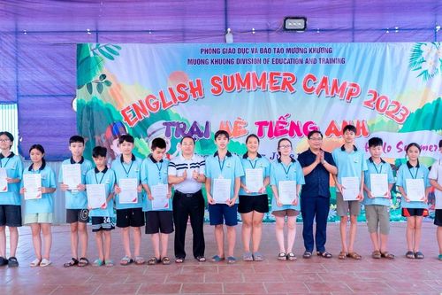 Mường Khương sôi nổi các hoạt động tại Trại hè tiếng Anh năm 2023