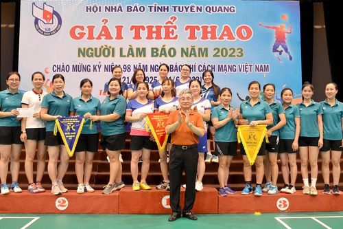 Bế mạc Giải thể thao Người làm báo tỉnh Tuyên Quang năm 2023