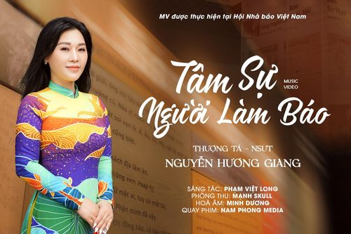 NSƯT Hương Giang thể hiện thành công ca khúc 'Tâm sự Người làm báo'