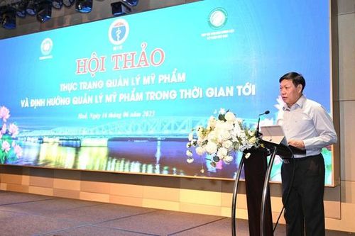 Cục Quản lý Dược tổ chức Hội thảo 'Thực trạng quản lý mỹ phẩm và định hướng mỹ phẩm trong thời gian tới'