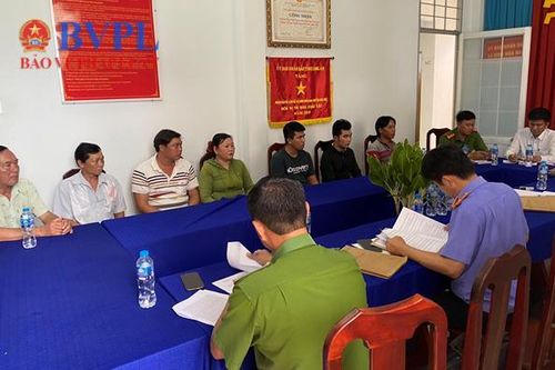 VKSND huyện Đức Huệ trực tiếp kiểm sát việc thi hành án treo, án cải tạo không giam giữ