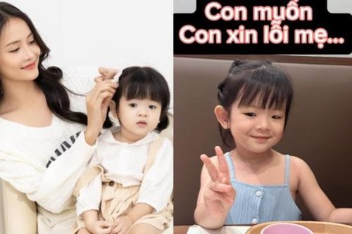 Trương Mỹ Nhân xúc động trước hành động hiểu chuyện của con gái gần 3 tuổi