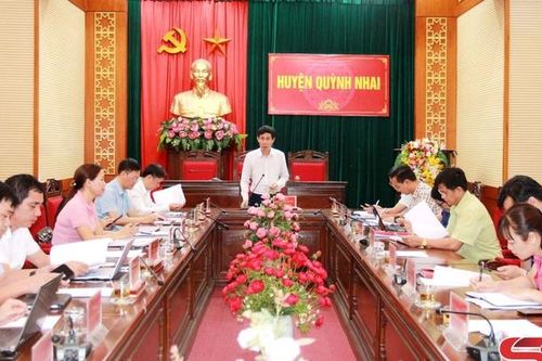 Tổ công tác của Ban Chỉ đạo 396 tỉnh làm việc tại huyện Quỳnh Nhai