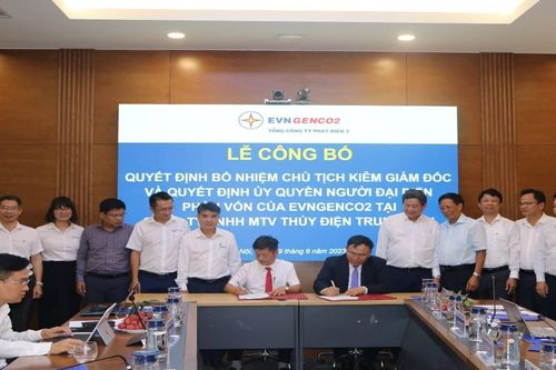 Thủy điện Trung Sơn có lãnh đạo mới