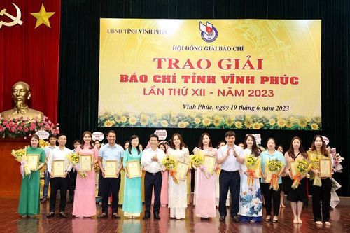 Vĩnh Phúc: 35 tác phẩm xuất sắc được trao Giải báo chí tỉnh năm 2023