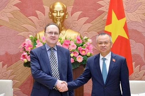 Phó Chủ nhiệm Ủy ban Đối ngoại Nguyễn Mạnh Tiến tiếp Đại sứ Liên bang Nga