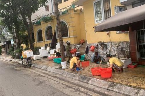 Phường Trúc Bạch (Ba Đình): Lấn chiếm lòng đường, vỉa hè, chợ Châu Long xuống cấp