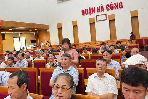Cử tri Hà Đông kiến nghị nhiều vấn đề đời sống, đô thị, giao thông