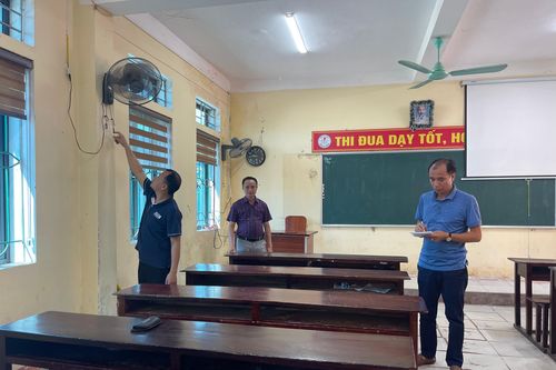 Trường học Hà Tĩnh đảm bảo cơ sở vật chất cho kỳ thi tốt nghiệp
