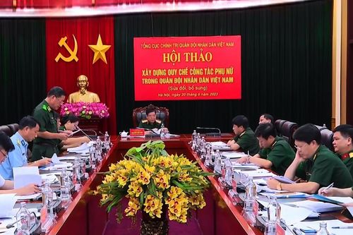 Sửa đổi, bổ sung Quy chế công tác phụ nữ trong QĐND Việt Nam