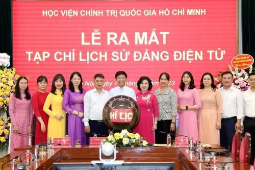 Học viện Chính trị quốc gia Hồ Chí Minh ra mắt Tạp chí Lịch sử Đảng điện tử