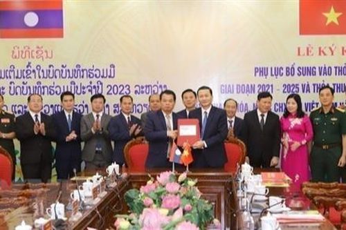 Thanh Hóa và Houaphanh ký kết thỏa thuận hợp tác toàn diện