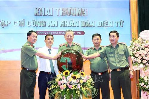 Khai trương Tạp chí Công an nhân dân điện tử