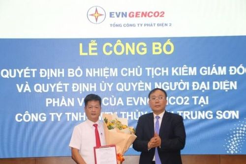 Công ty TNHH MTV thủy điện Trung Sơn có lãnh đạo mới
