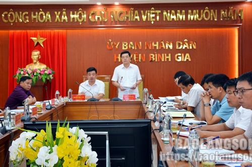 Bình Gia sơ kết công tác 6 tháng đầu năm