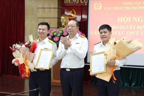 Ông Thái Minh Giao phụ trách Cục Thuế, ông Giang Văn Hiển làm Phó cục trưởng Cục Thuế Tp.HCM