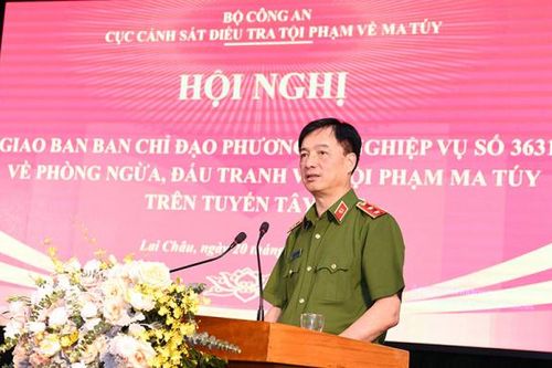 Giao ban Ban Chỉ đạo phương án về phòng ngừa, đấu tranh với tội phạm ma túy trên tuyến Tây Bắc