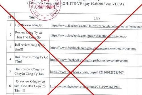 Kiến nghị xử lý nhiều mạng xã hội đánh giá doanh nghiệp có dấu hiệu vi phạm