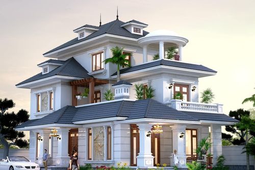 Mãn nhãn với những mẫu biệt thự 3 tầng đẹp