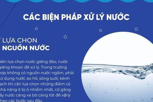 Hướng dẫn xử lý nước hộ gia đình bằng các biện pháp đơn giản