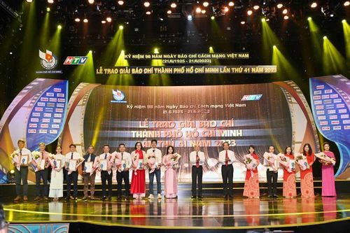 Trao giải Báo chí Thành phố Hồ Chí Minh lần thứ 41 cho 65 tác phẩm
