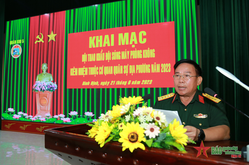 Quân khu 5: Hội thao Khẩu đội súng máy phòng không kiêm nhiệm là bước tập duyệt xử lý tình huống chiến đấu