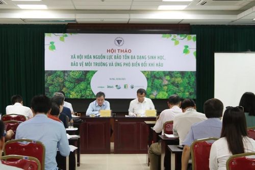 Xã hội hóa nguồn lực bảo tồn đa dạng sinh học, bảo vệ môi trường và ứng phó biến đổi khí hậu