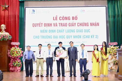 Trường ĐH Quy Nhơn đạt kiểm định chất lượng giáo dục chu kỳ 2