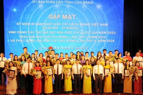 Giải báo chí Cao Bằng lần thứ I năm 2023: Trao giải cho 35 tác phẩm báo chí xuất sắc