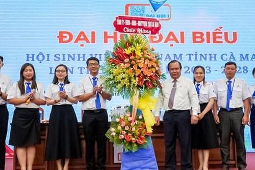 Anh Trần Đăng Khoa làm Chủ tịch Hội Sinh viên Việt Nam tỉnh Cà Mau khóa I