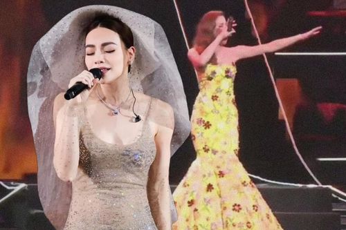 Xuất hiện clip Hồ Ngọc Hà 'bắn' nốt cao ầm ầm trên sân khấu, phản ứng dàn bè phía sau gây chú ý