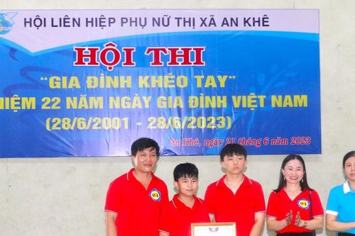 An Khê: 11 gia đình tham gia hội thi 'Gia đình khéo tay'