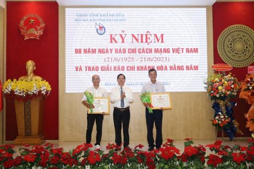 Kỷ niệm Ngày Báo chí cách mạng Việt Nam và trao giải báo chí Khánh Hòa
