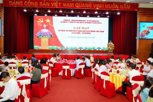 Hải Phòng: Gặp mặt kỷ niệm 98 năm ngày Báo chí Cách mạng Việt Nam