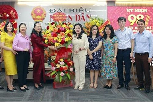 Thường trực một số cơ quan của Quốc hội và các đơn vị chúc mừng Báo Đại biểu Nhân dân