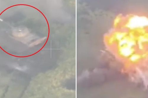 Nga độ xe tăng T-54 thành 'bom cảm tử' mang thuốc nổ