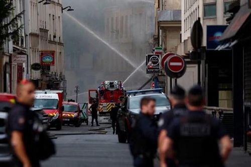 Nổ khí gas ở trung tâm Thủ đô Paris của Pháp