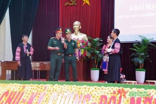 Đoàn Kinh tế - Quốc phòng 379 (Quân khu 2) bế mạc Hội thi 'Dân vận khéo' năm 2023