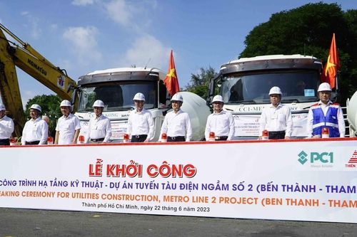 TPHCM khởi công tuyến Metro số 2 trị giá 2 tỷ USD