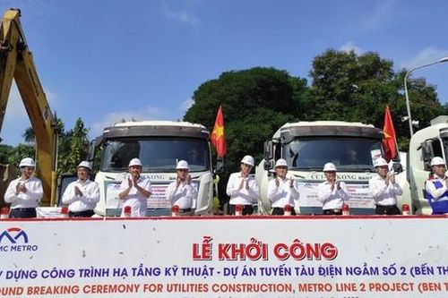 Khởi công những hạng mục đầu tiên của dự án metro số 2 TPHCM