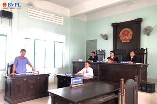 Lãnh đạo VKSND huyện Tân Phước thực hành quyền công tố và kiểm sát xét xử