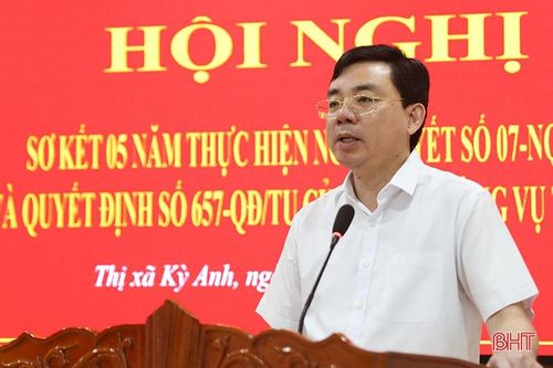 Thị xã Kỳ Anh chú trọng phát triển Đảng trong doanh nghiệp