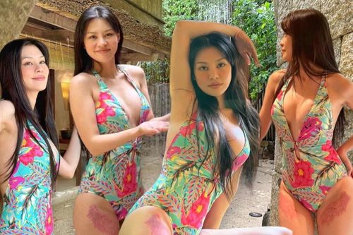 Bùi Lan Hương tuổi 'băm' vẫn nóng bỏng với đường cong quyến rũ, lộ hình xăm gây chú ý