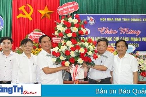 Lời cảm ơn của Hội Nhà báo tỉnh Quảng Trị