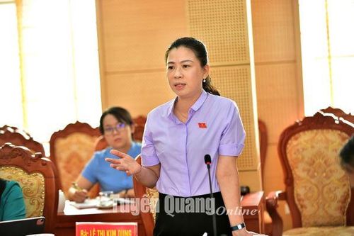 Tổ đại biểu HĐND tỉnh làm việc với huyện Hàm Yên